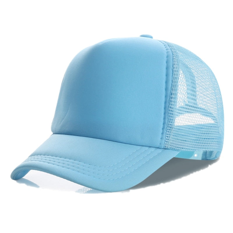 Peris Gems Light Blue / 54cm-60cm Casual Plain Mesh Baseball Cap Unisex | Adjustable Snapback Hats Casual Plain Mesh Baseball Cap Unisex | Adjustable Hats SHEIN Amazon Temu