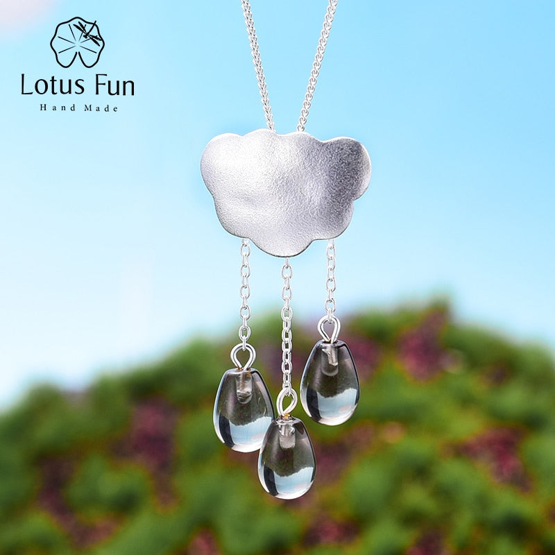 Peris Gems light brown Glass Raining Cloud Tassel Pendant without Necklace Unisex SHEIN Amazon Temu