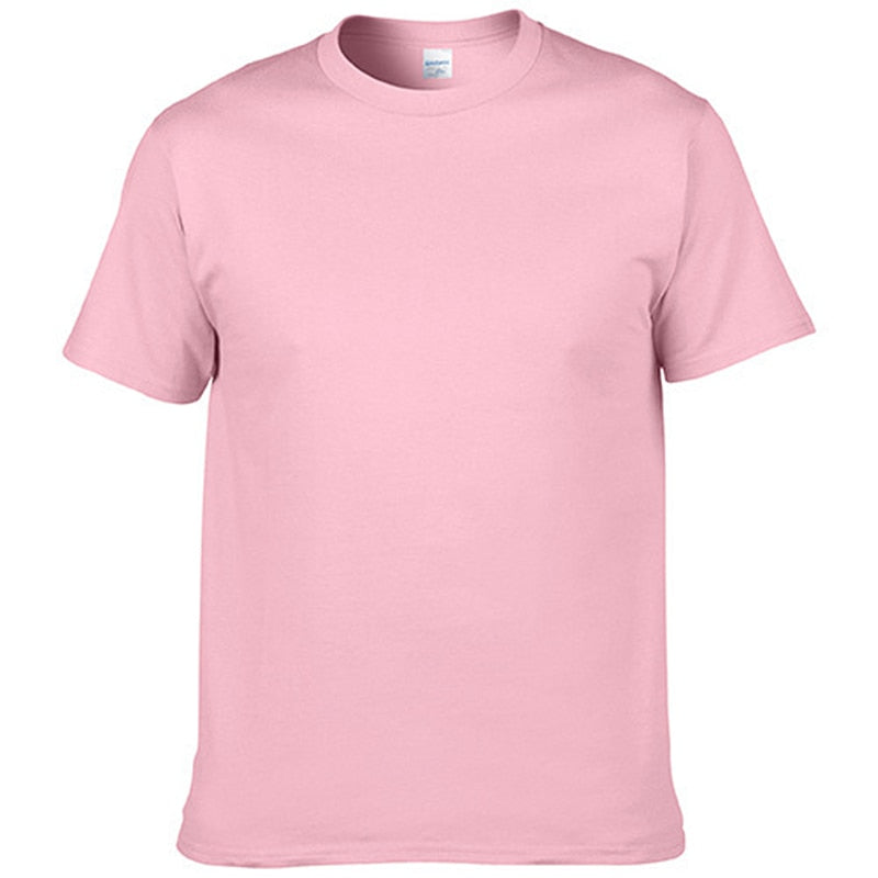 Peris Gems light pink / XS Casual Cotton O-Neck T-Shirts for Men SHEIN Amazon Temu