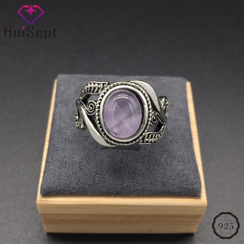 Peris Gems Light Purple Amethyst Gemstone Ring for Women SHEIN Amazon Temu