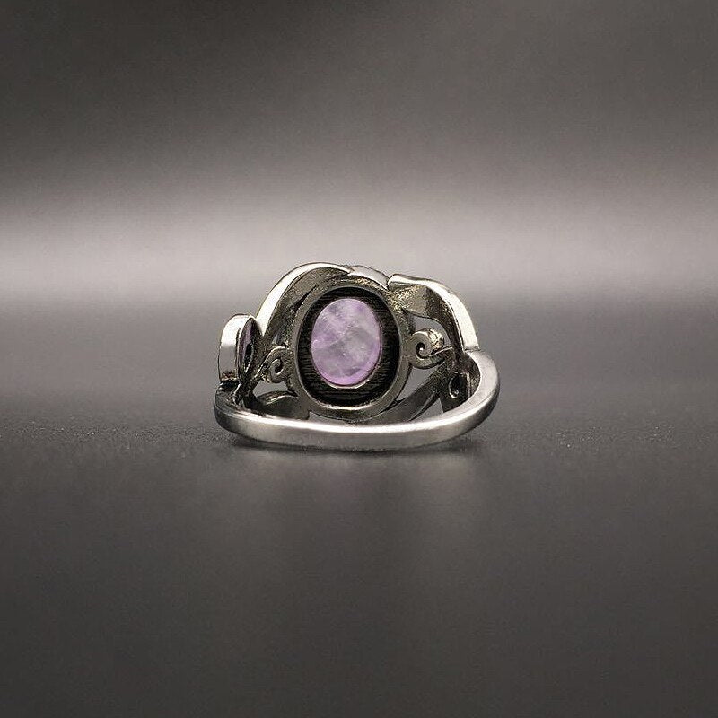 Peris Gems Light Purple Amethyst Gemstone Ring for Women SHEIN Amazon Temu