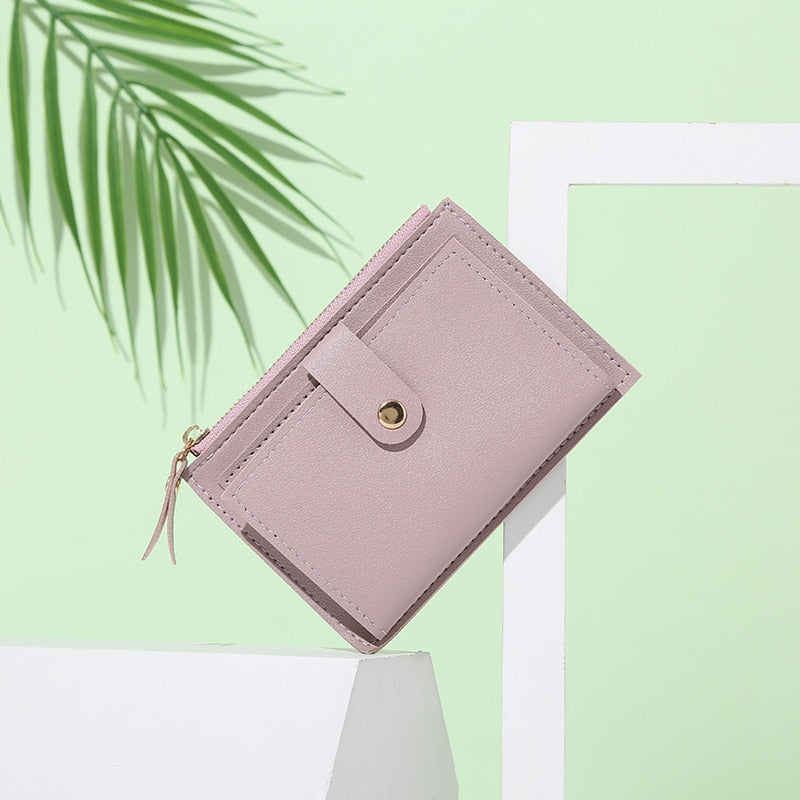 Peris Gems Light Purple PU Leather Mini Slim Wallets for Women | Zipper Hasp Card Wallet PU Leather Mini Slim Wallets for Women | Hasp Card Wallet SHEIN Amazon Temu