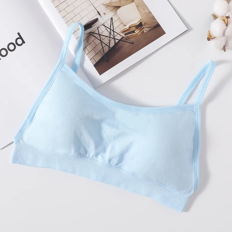 Peris Gems lightblue / M Seamless Tube Top Bra Backless Non-Wire Underwear Sexy Lingerie Women&