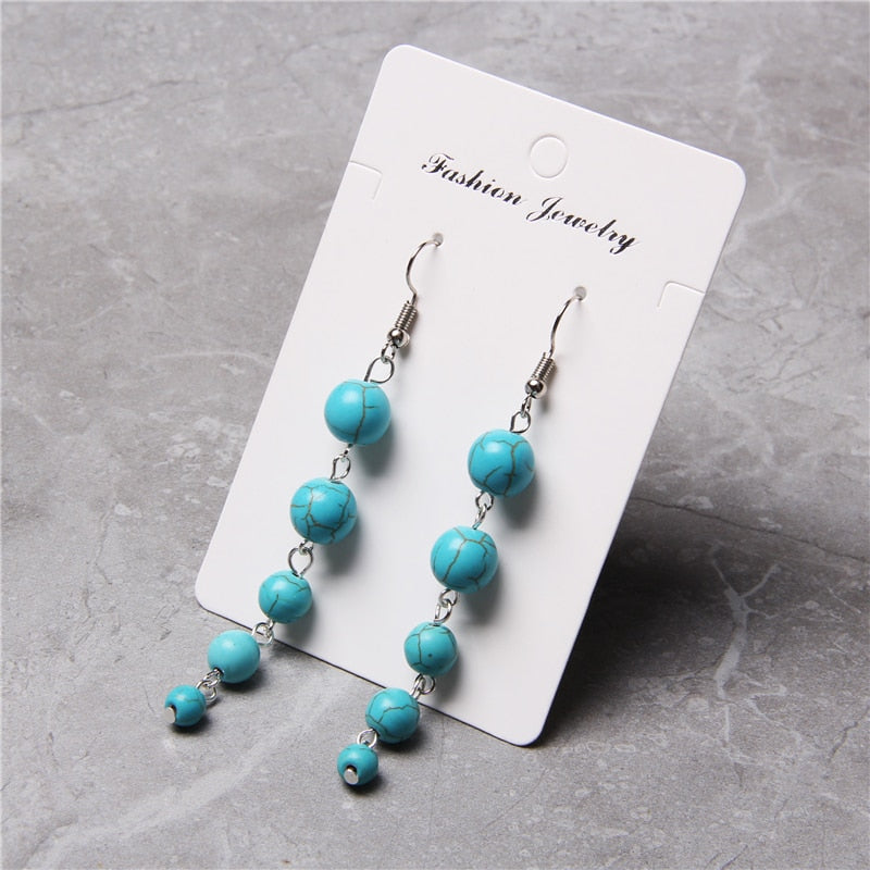 Peris Gems Long Beads Tassel Earrings for Women SHEIN Amazon Temu