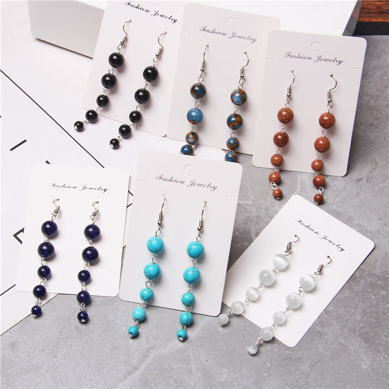 Peris Gems Long Beads Tassel Earrings for Women SHEIN Amazon Temu