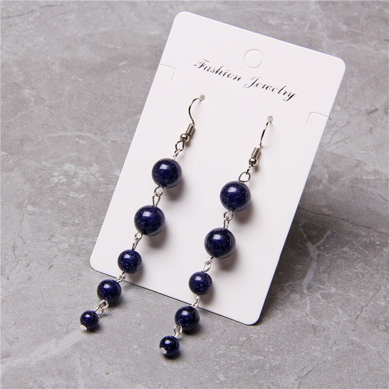 Peris Gems Long Beads Tassel Earrings for Women SHEIN Amazon Temu