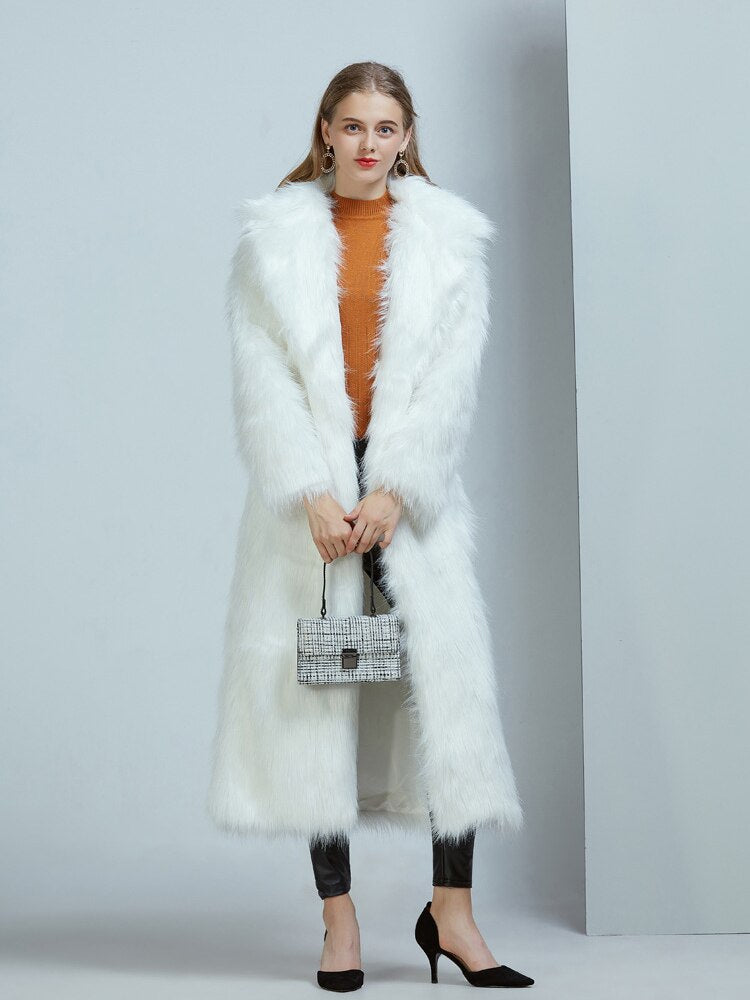 Peris Gems Long Luxurious Fluffy Fur Coat Jackets for Women SHEIN Amazon Temu