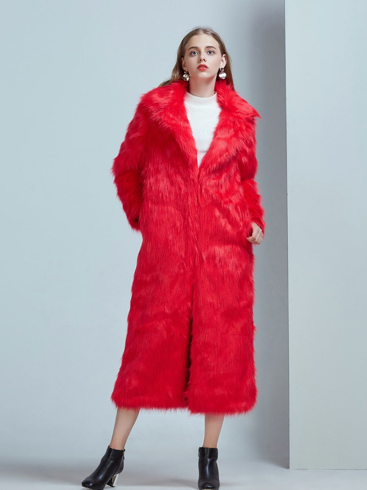 Peris Gems Long Luxurious Fluffy Fur Coat Jackets for Women SHEIN Amazon Temu