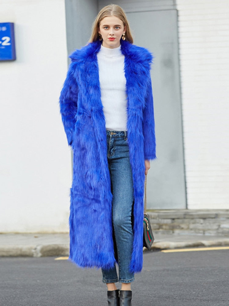 Peris Gems Long Luxurious Fluffy Fur Coat Jackets for Women SHEIN Amazon Temu