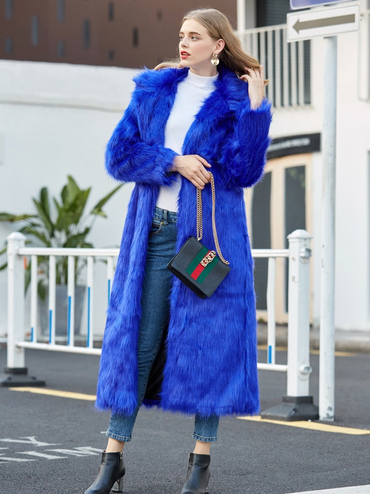 Peris Gems Long Luxurious Fluffy Fur Coat Jackets for Women SHEIN Amazon Temu