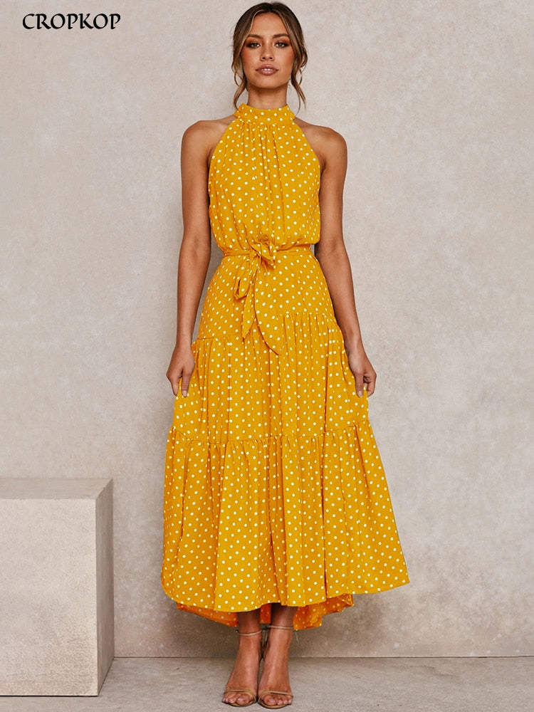 Peris Gems Long Strapless Polka Dot Casual Dresses - Cute Summer Sundresses SHEIN Amazon Temu