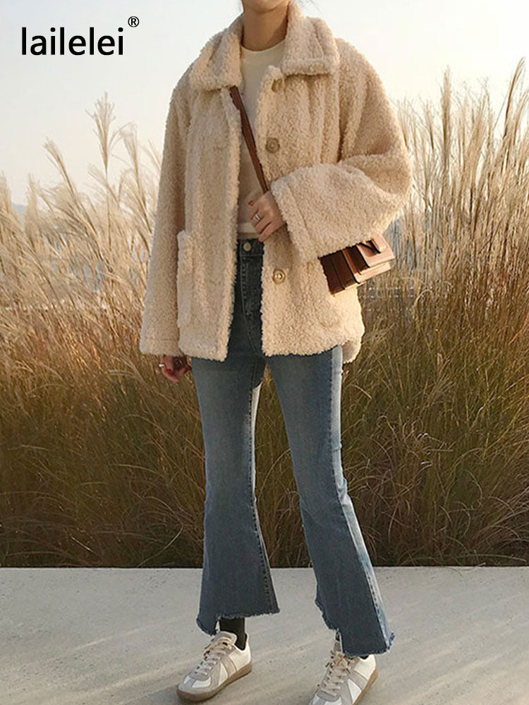 Peris Gems Loose Thick Faux Fur Plush Coat Jackets for Women SHEIN Amazon Temu