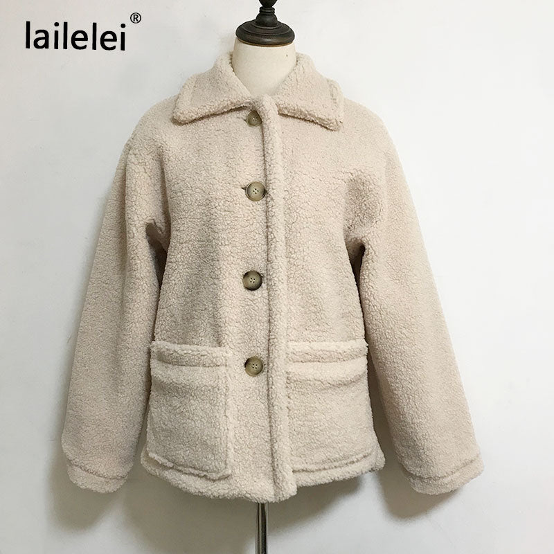 Peris Gems Loose Thick Faux Fur Plush Coat Jackets for Women SHEIN Amazon Temu