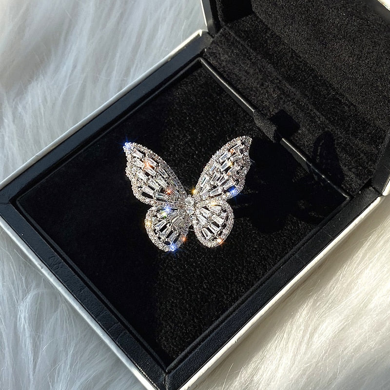 Peris Gems Luxurious Diamond Butterfly Ring Collection for Women SHEIN Amazon Temu