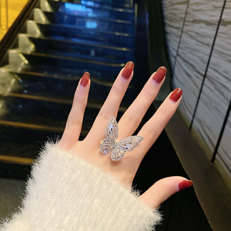 Peris Gems Luxurious Diamond Butterfly Ring Collection for Women SHEIN Amazon Temu