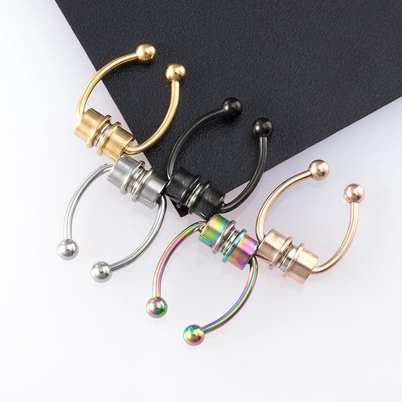 Peris Gems Magnetic Horeshoe Septum Fake Nose Ring Non-Piercing SHEIN Amazon Temu