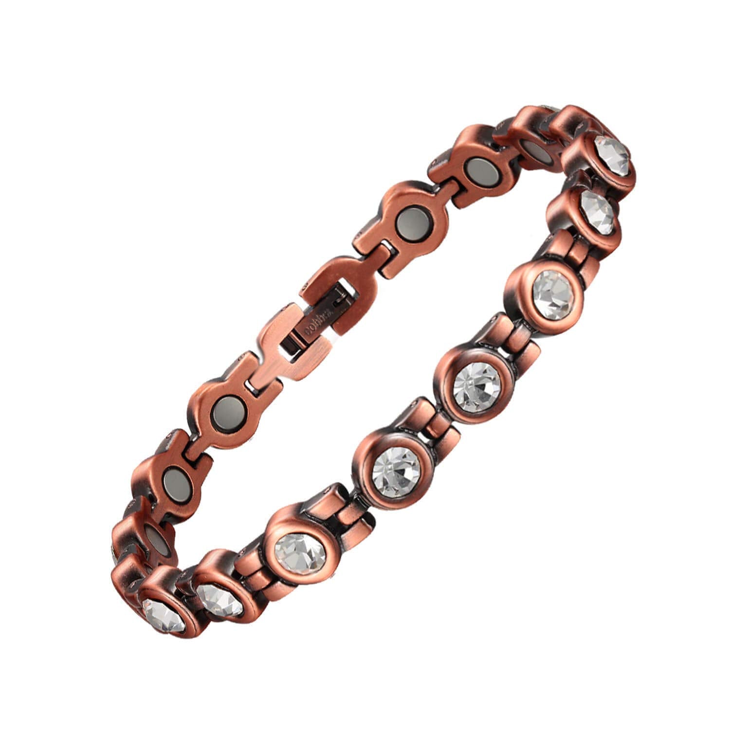 Peris Gems Magnetic Therapy Bangle Bracelet Rose Gold Unisex SHEIN Amazon Temu