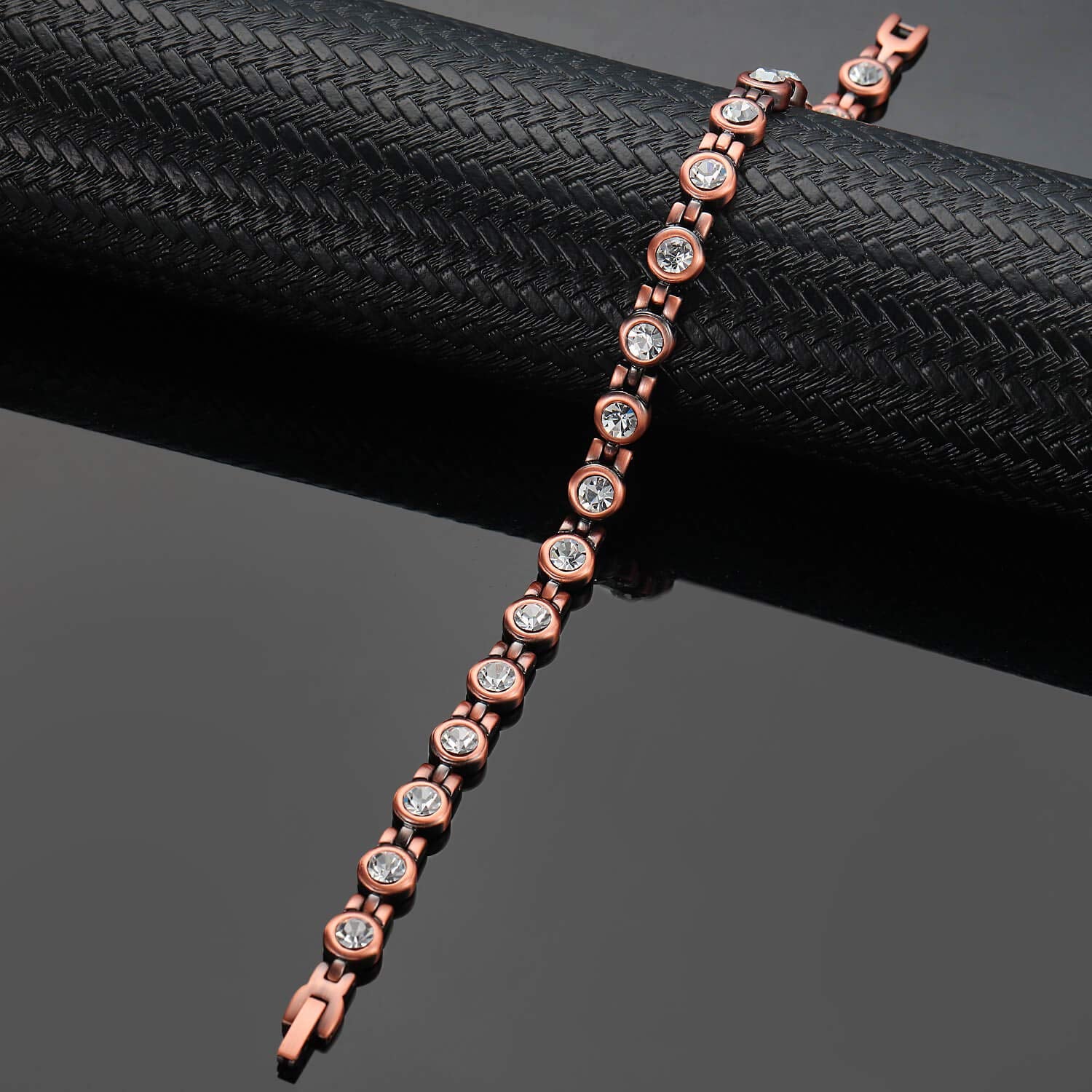 Peris Gems Magnetic Therapy Bangle Bracelet Rose Gold Unisex SHEIN Amazon Temu
