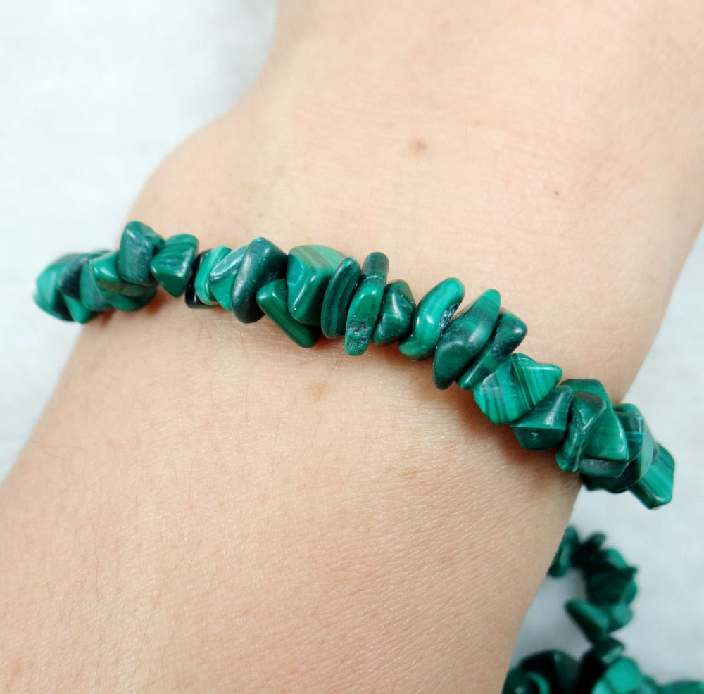 Peris Gems Malachite Lapis Tiger Eye Chakra Stone Bracelets Unisex SHEIN Amazon Temu