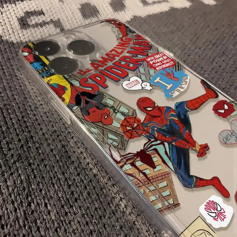 Peris Gems Marvel Spider Man Phone Case For iPhone 15 14 13 12 11 Pro Max 7 8 Plus XR XS Max Shockproof Lovely Anti Drop Cover Y2K Marvel Spider Man Phone Case For iPhone 15 14 13 12 11 Pro Max 7 8 Plus XR XS Max Shockproof Lovely Anti Drop Cover Y2K SHEIN Amazon Temu