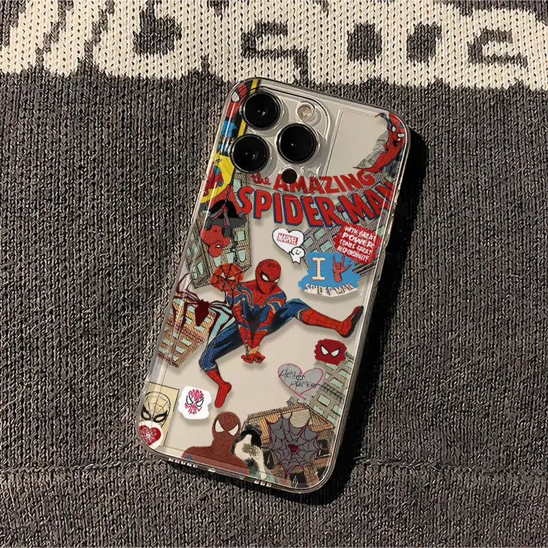 Peris Gems Marvel Spider Man Phone Case For iPhone 15 14 13 12 11 Pro Max 7 8 Plus XR XS Max Shockproof Lovely Anti Drop Cover Y2K Marvel Spider Man Phone Case For iPhone 15 14 13 12 11 Pro Max 7 8 Plus XR XS Max Shockproof Lovely Anti Drop Cover Y2K SHEIN Amazon Temu