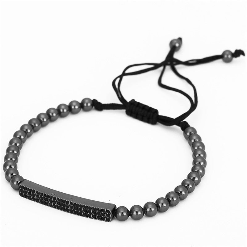Peris Gems Micro Pave CZ 8mm Disco Ball Bracelet Unisex | 3pc Black Bracelet Charm Set SHEIN Amazon Temu