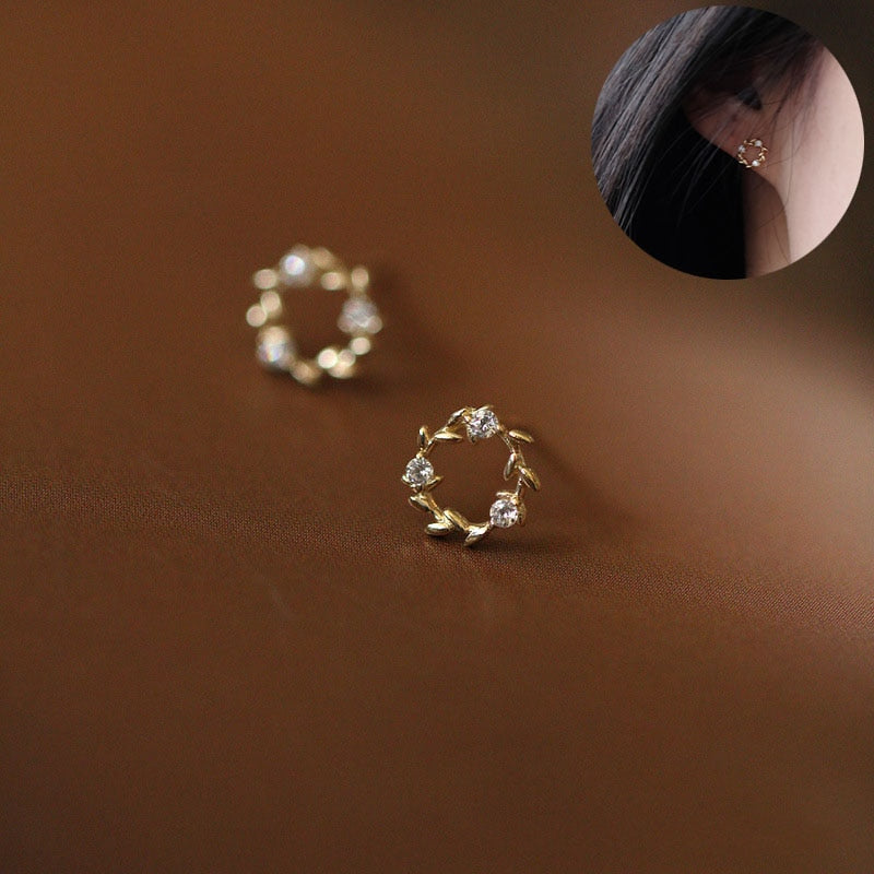 Peris Gems mini gold30 Diamond Stud Earrings for Women | Gold Earrings SHEIN Amazon Temu