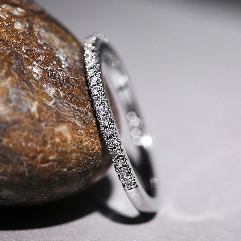 Peris Gems Minimalist Thin Rings for Women - Wedding Brilliant Cubic Zircon Rings SHEIN Amazon Temu