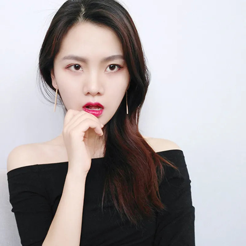 Peris Gems Minimalistic Rectangle Drop Tassel Earrings for Women SHEIN Amazon Temu