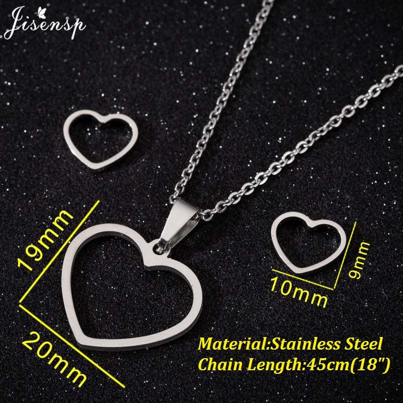 Peris Gems Moon and Star Stainless Steel Pendent Necklaces | Crescent Moon Earrings and Necklace Set SHEIN Amazon Temu