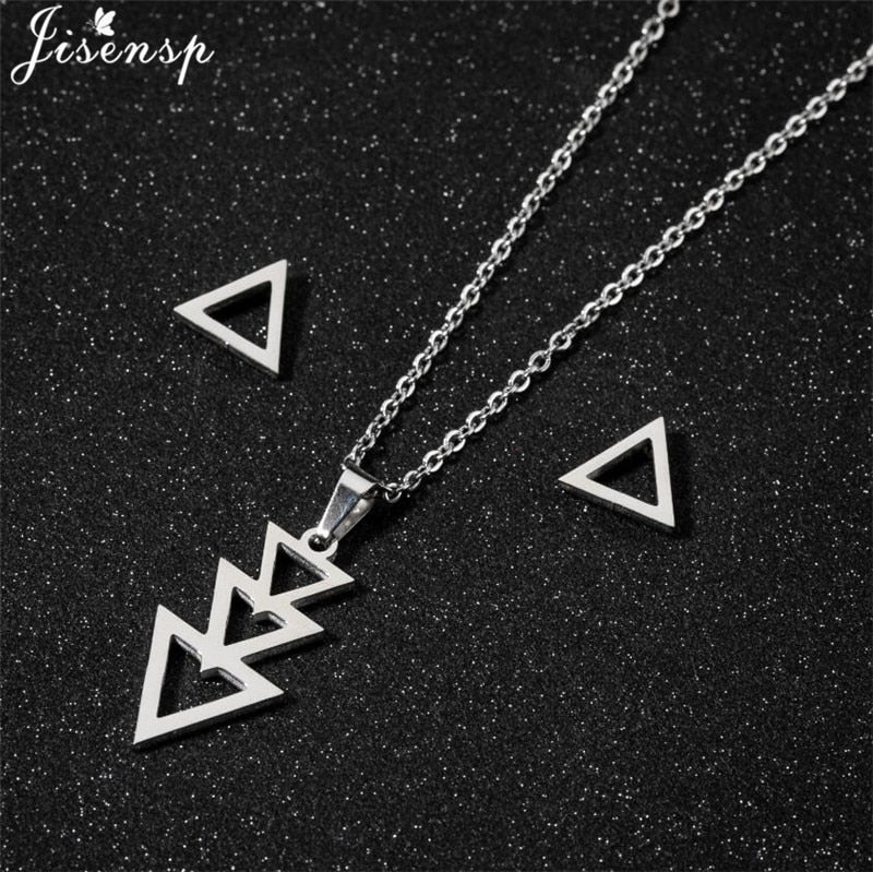 Peris Gems Moon and Star Stainless Steel Pendent Necklaces | Crescent Moon Earrings and Necklace Set SHEIN Amazon Temu