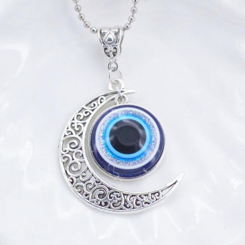 Peris Gems Moon Blue Evil Eye Choker Necklace for Women | Protective Necklaces Blue Evil Eye Choker Necklace for Women Protective Necklaces SHEIN Amazon Temu
