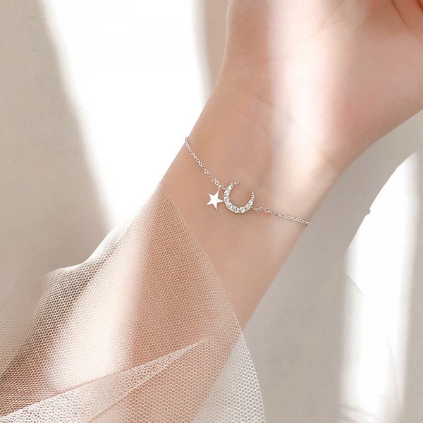 Peris Gems moon star Sterling Silver Leaf Cuff Bracelet for Women | Beautiful Bracelets Sterling Silver Leaf Cuff Bracelet for Women | Beautiful SHEIN Amazon Temu