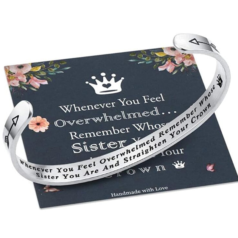 Peris Gems MOTHER Gold Engraved Inspirational Bangle Bracelet | Straighten Your Crown Inspirational Jewelry SHEIN Amazon Temu