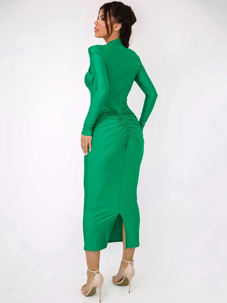 Peris Gems Mozision Hollow Out Long Sleeve Sexy Maxi Dress For Women Gown Autumn Winter New Metal Buckle Ruched Slit Long Dress Elegant Mozision Hollow Out Long Sleeve Sexy Maxi Dress For Women Gown Autumn Winter New Metal Buckle Ruched Slit Long Dress Elegant SHEIN Amazon Temu