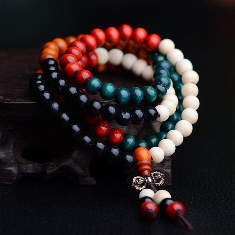 Peris Gems Multiple colour Natural Sandalwood 8MM Rosary Prayer Beads Unisex SHEIN Amazon Temu