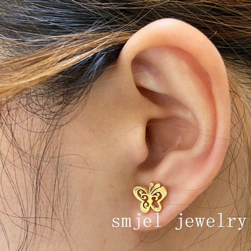 Peris Gems Multiple Style Butterfly Earrings for Women | Stainless Steel Earrings SHEIN Amazon Temu