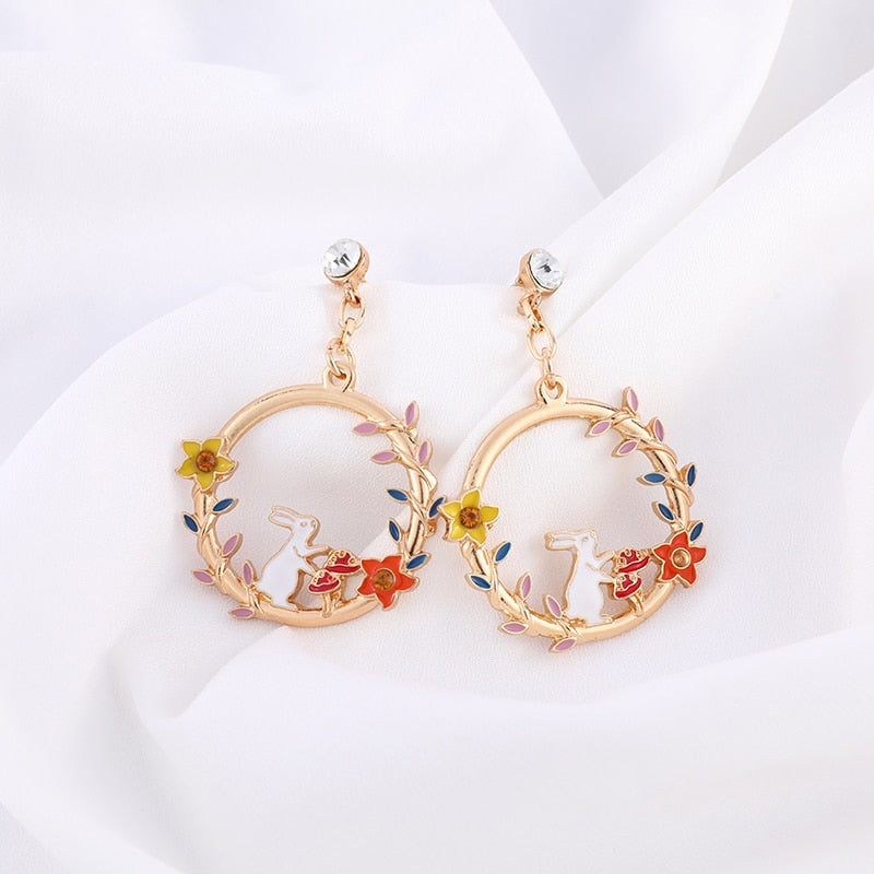 Peris Gems Mushroom Hoop Butterfly Earrings for Women | Gold Silver Trendy Designer Earrings for Women SHEIN Amazon Temu