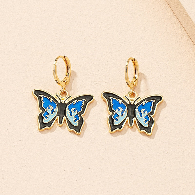 Peris Gems Mushroom Hoop Butterfly Earrings for Women | Gold Silver Trendy Designer Earrings for Women SHEIN Amazon Temu
