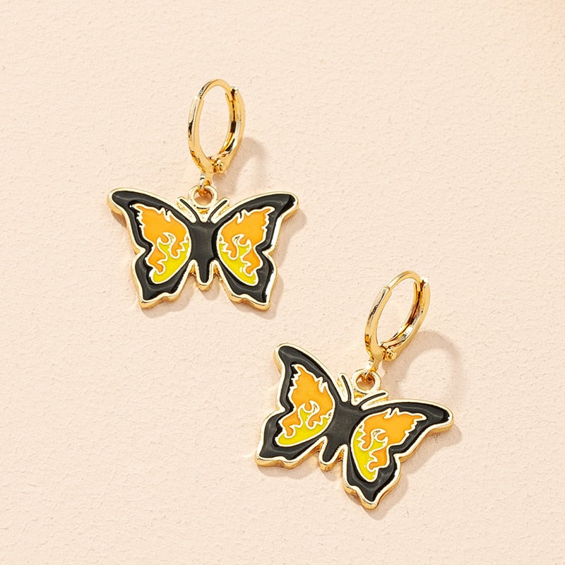 Peris Gems Mushroom Hoop Butterfly Earrings for Women | Gold Silver Trendy Designer Earrings for Women SHEIN Amazon Temu