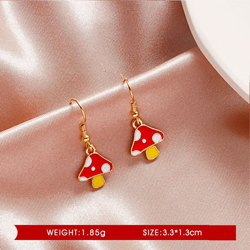Peris Gems Mushroom Hoop Butterfly Earrings for Women | Gold Silver Trendy Designer Earrings for Women SHEIN Amazon Temu