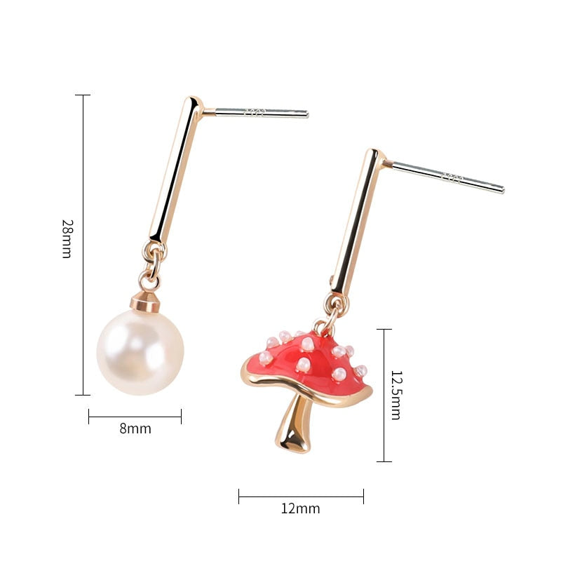 Peris Gems Mushroom Hoop Butterfly Earrings for Women | Gold Silver Trendy Designer Earrings for Women SHEIN Amazon Temu