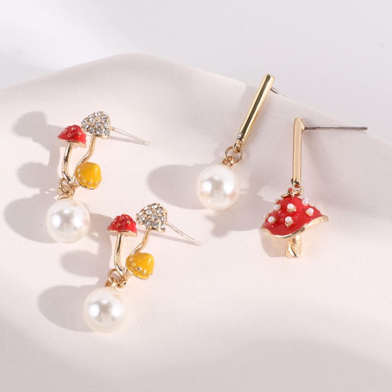 Peris Gems Mushroom Hoop Butterfly Earrings for Women | Gold Silver Trendy Designer Earrings for Women SHEIN Amazon Temu