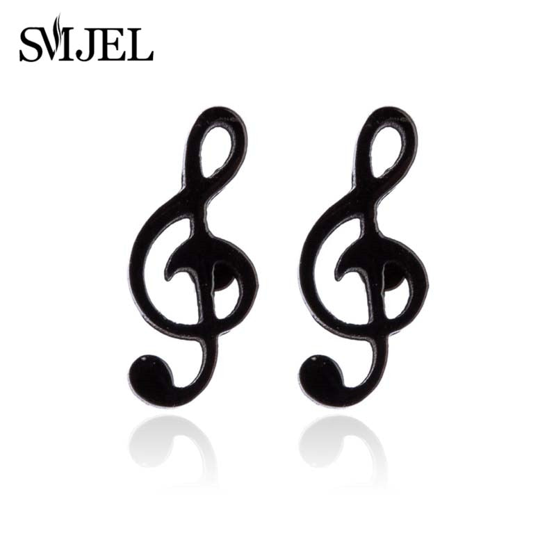 Peris Gems Musical Note Stud Earrings for Women | Stainless Steel Silver Earrings Musical Note Stud Earrings for Women | Stainless Steel SHEIN Amazon Temu