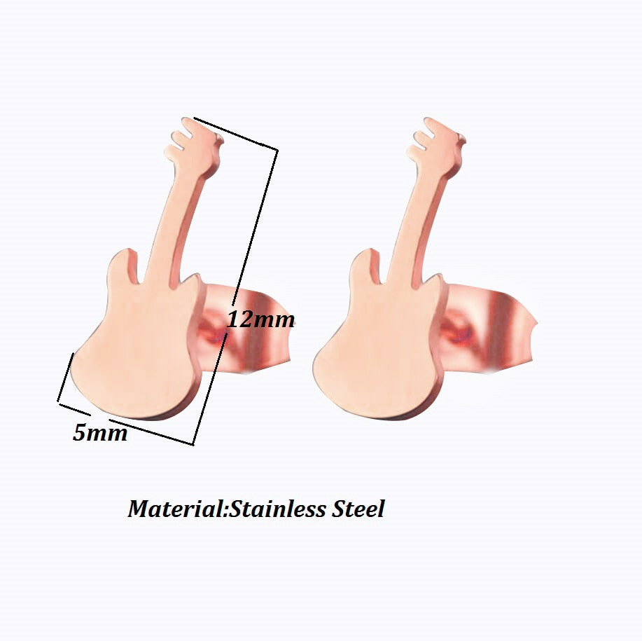Peris Gems Musical Note Stud Earrings for Women | Stainless Steel Silver Earrings Musical Note Stud Earrings for Women | Stainless Steel SHEIN Amazon Temu