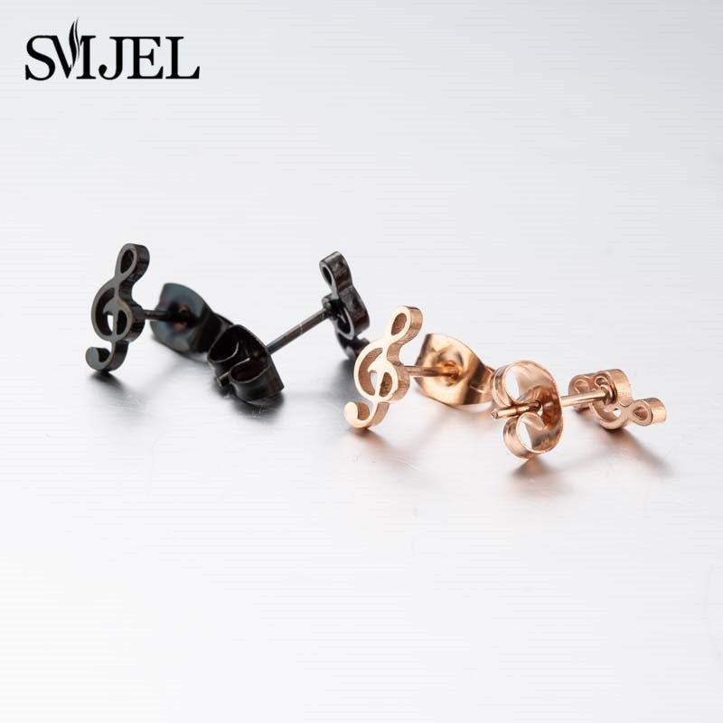 Peris Gems Musical Note Stud Earrings for Women | Stainless Steel Silver Earrings Musical Note Stud Earrings for Women | Stainless Steel SHEIN Amazon Temu