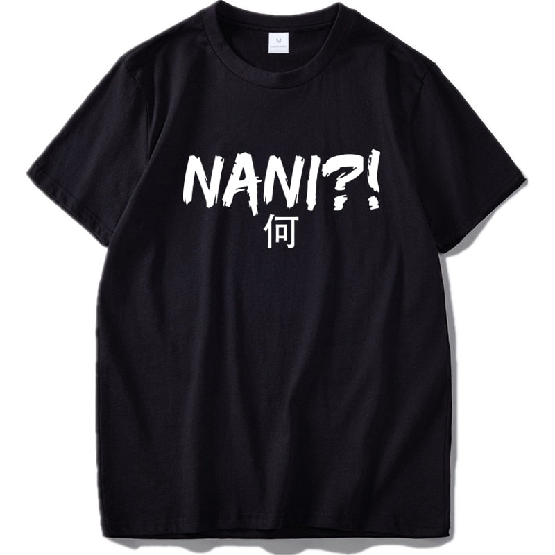 Peris Gems Nani Japanese Anime T Shirt Unisex | Short Sleeve Cotton Shirt Nani Japanese Anime T Shirt Unsiex Short Sleeve Cotton Shirt SHEIN Amazon Temu