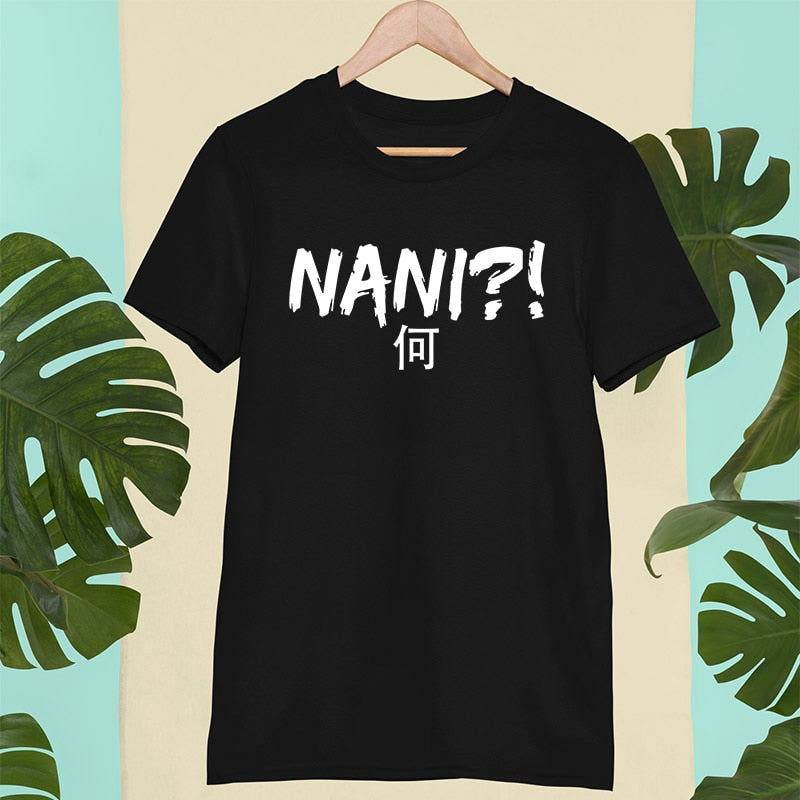 Peris Gems Nani Japanese Anime T Shirt Unisex | Short Sleeve Cotton Shirt Nani Japanese Anime T Shirt Unsiex Short Sleeve Cotton Shirt SHEIN Amazon Temu