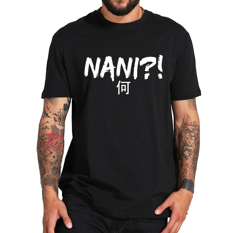 Peris Gems Nani Japanese Anime T Shirt Unisex | Short Sleeve Cotton Shirt Nani Japanese Anime T Shirt Unsiex Short Sleeve Cotton Shirt SHEIN Amazon Temu