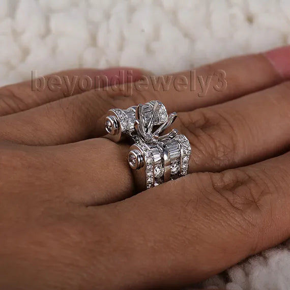 Peris Gems Natural 1.85ct Diamond 8x8mm Dia Semi Mount Ring Natural 1.85ct Diamond 8x8mm Dia Semi Mount 18K Ring SHEIN Amazon Temu